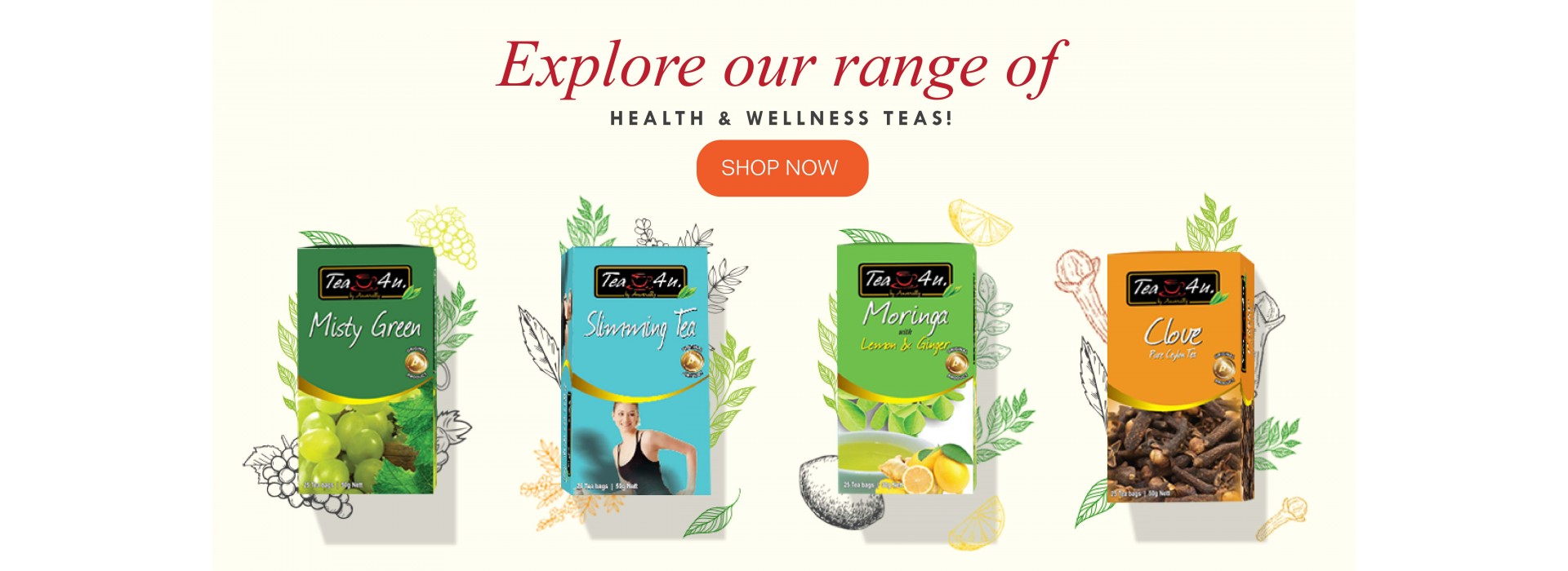 Tea4u health range