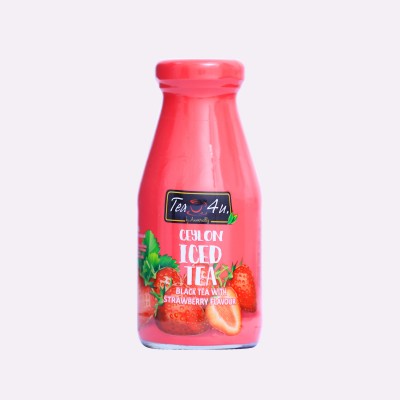 Strawberry Ceylon Iced Black Tea - 200 ml Bottle